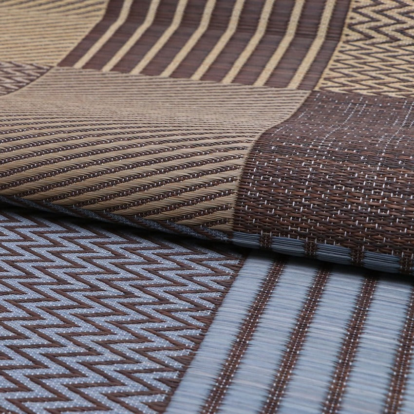 IKEHIKO Tatami mat Japanese rush grass Carpet Area Rug Modern Asian Red 904  
